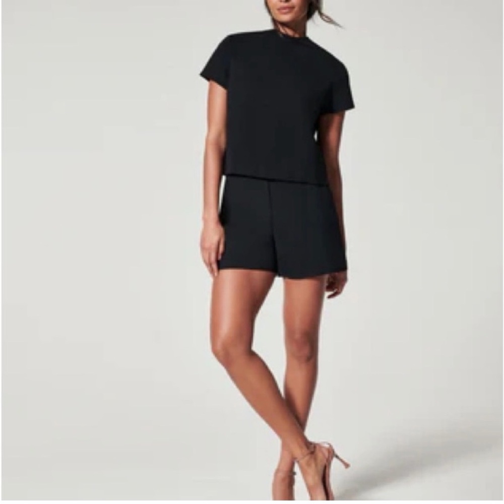 SPANX Women's “Perfect A-Line”Black Shorts - Small - NWT